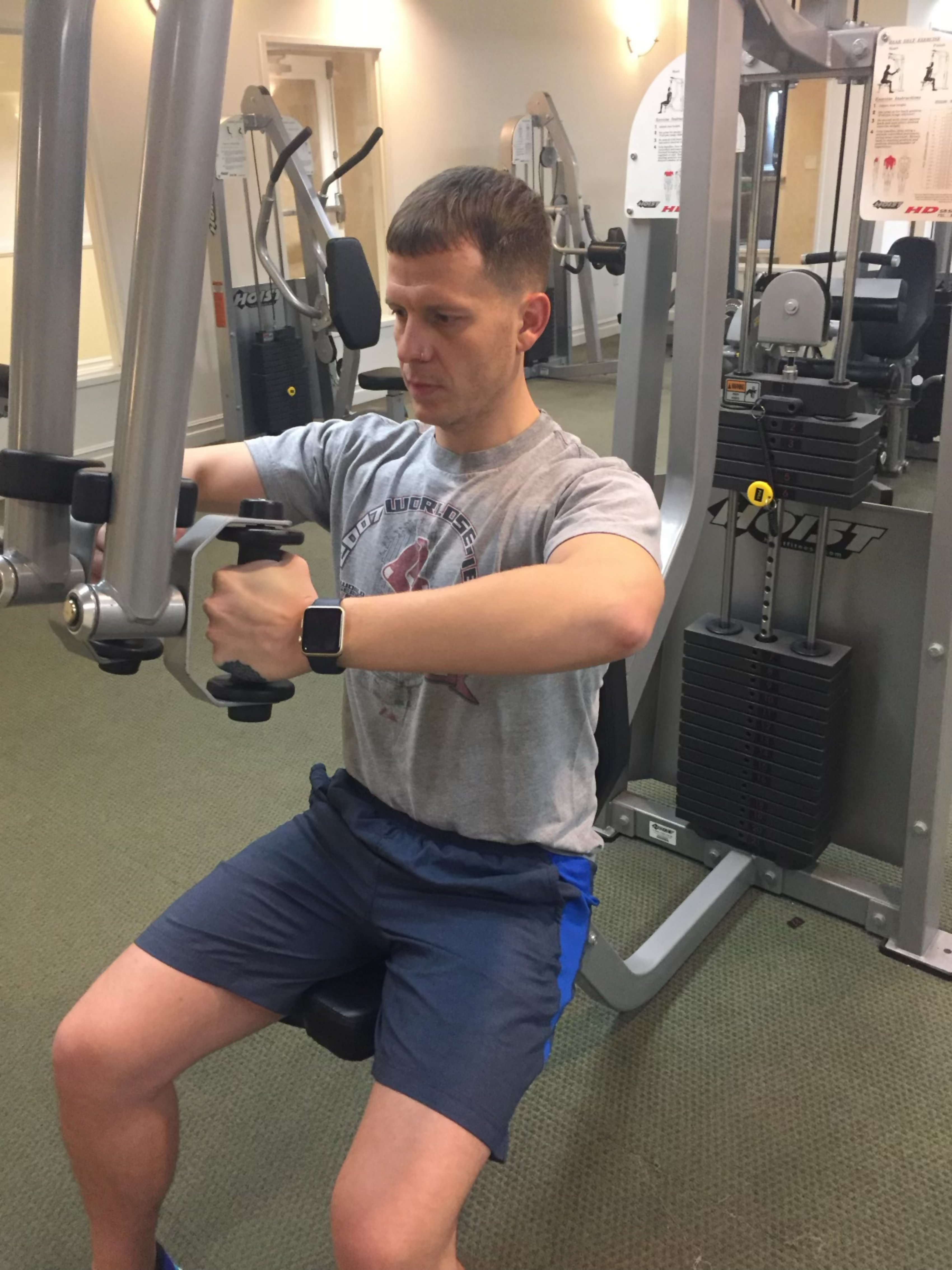 Chris Wheeler training session